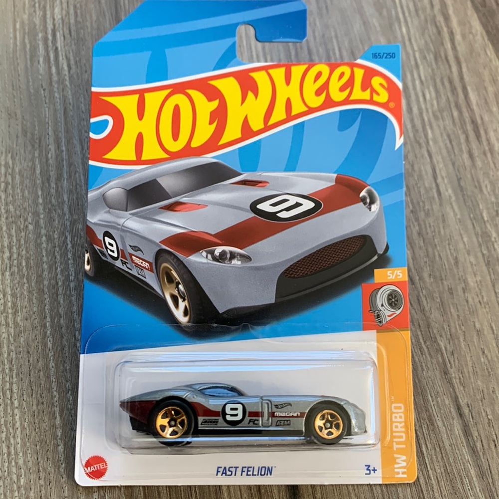 Hot Wheels Fast Felion Race Car HW Turbo 5/5 165/250 Hotwheels Racer Mattel New